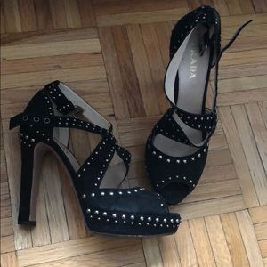 Prada Studded Heels